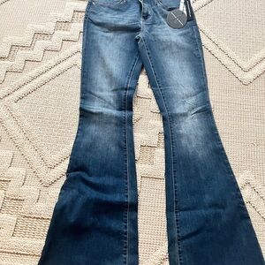 Women's Blue Flared Jeans
